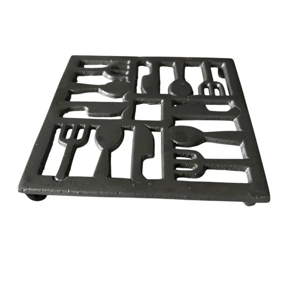 Metal Kitchen Utensil Motif Trivet